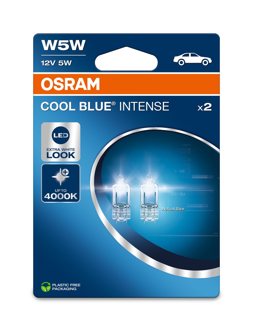 OSRAM 2825CBN-2BL COOL BLUE® INTENSE (Next Gen) Glühlampe, Blinkleuchte